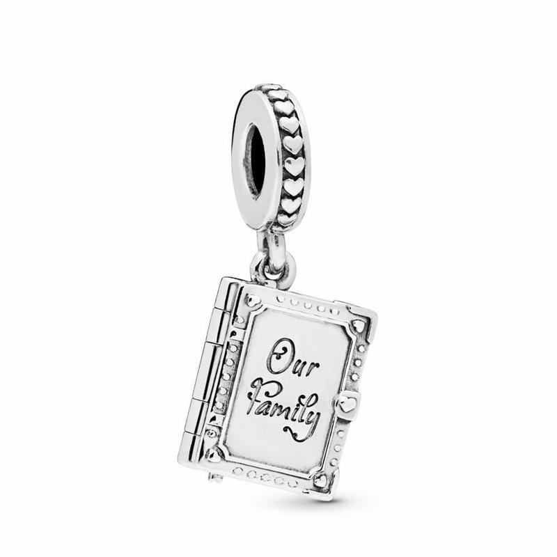 Pandora Family Book Dangle Charm Ireland - Sterling Silver - 057398YJH